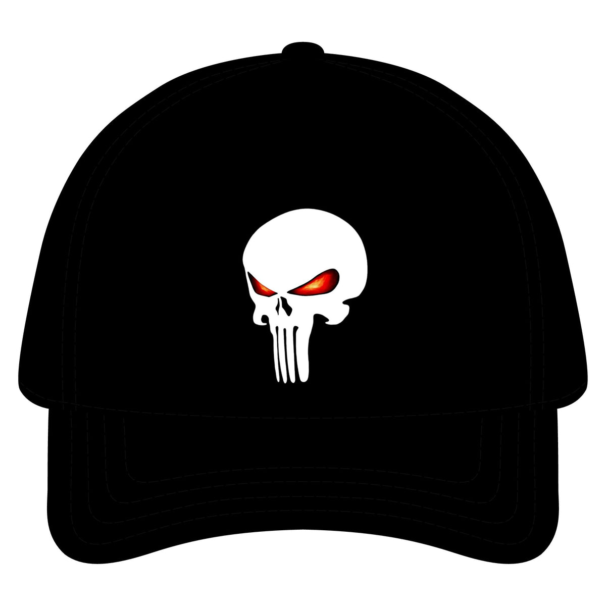 The SCIF Skull "Solid White" Five-Panel Snapback Hat