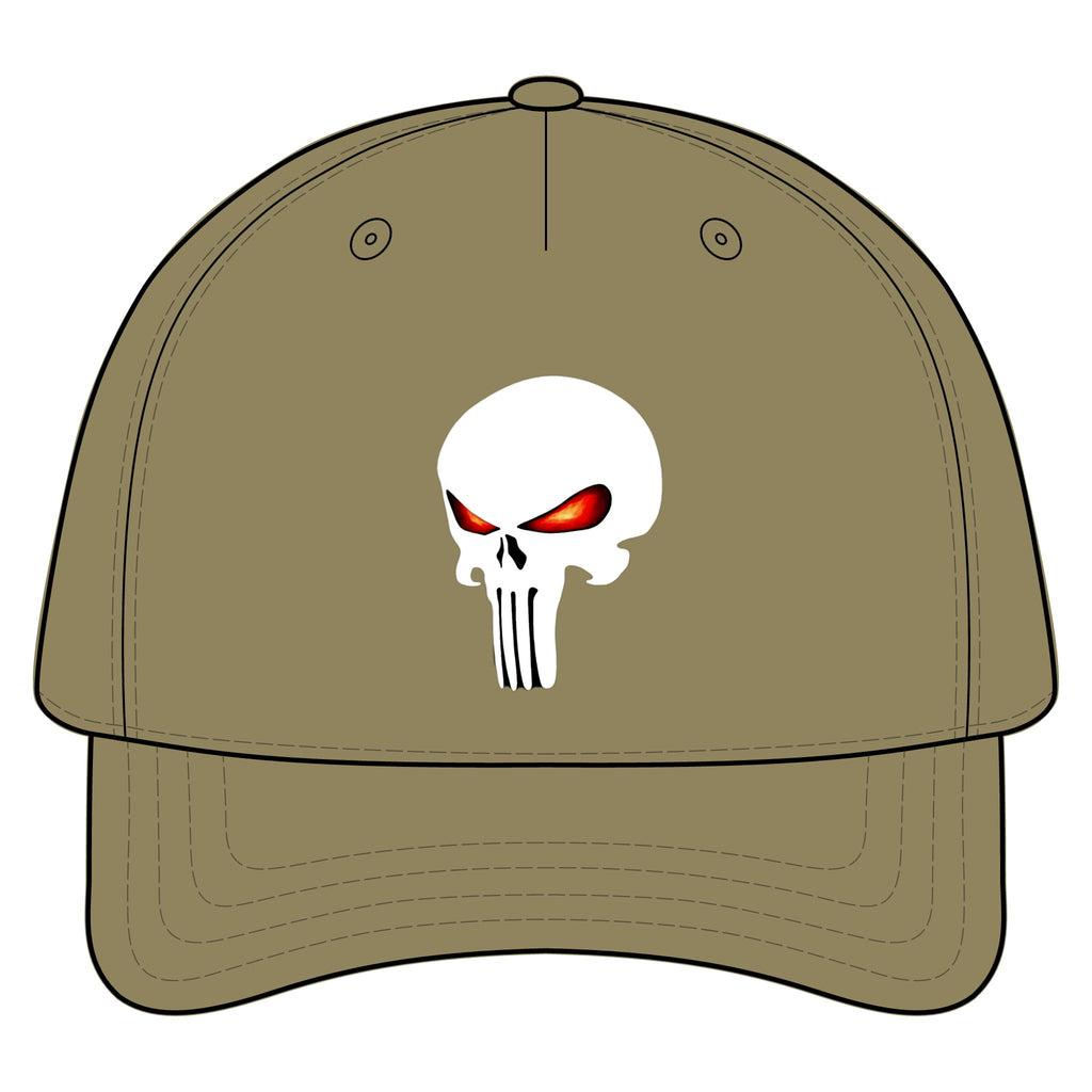 The SCIF Skull "Solid White" Five-Panel Snapback Hat