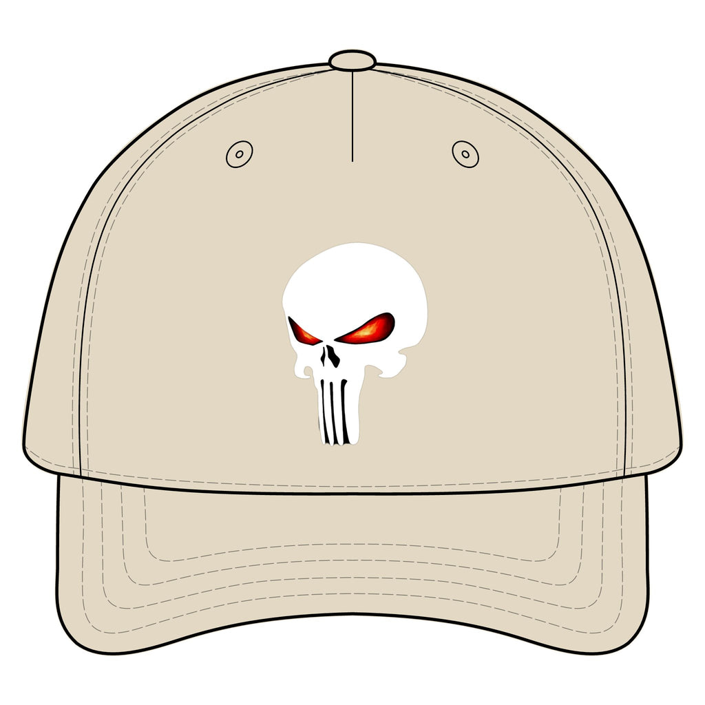 The SCIF Skull "Solid White" Five-Panel Snapback Hat