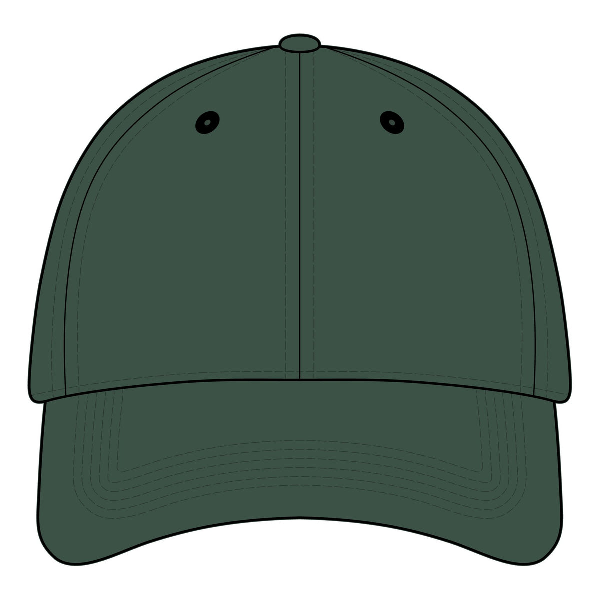 The SCIF Skull "Solid White" Embroidered Strapback