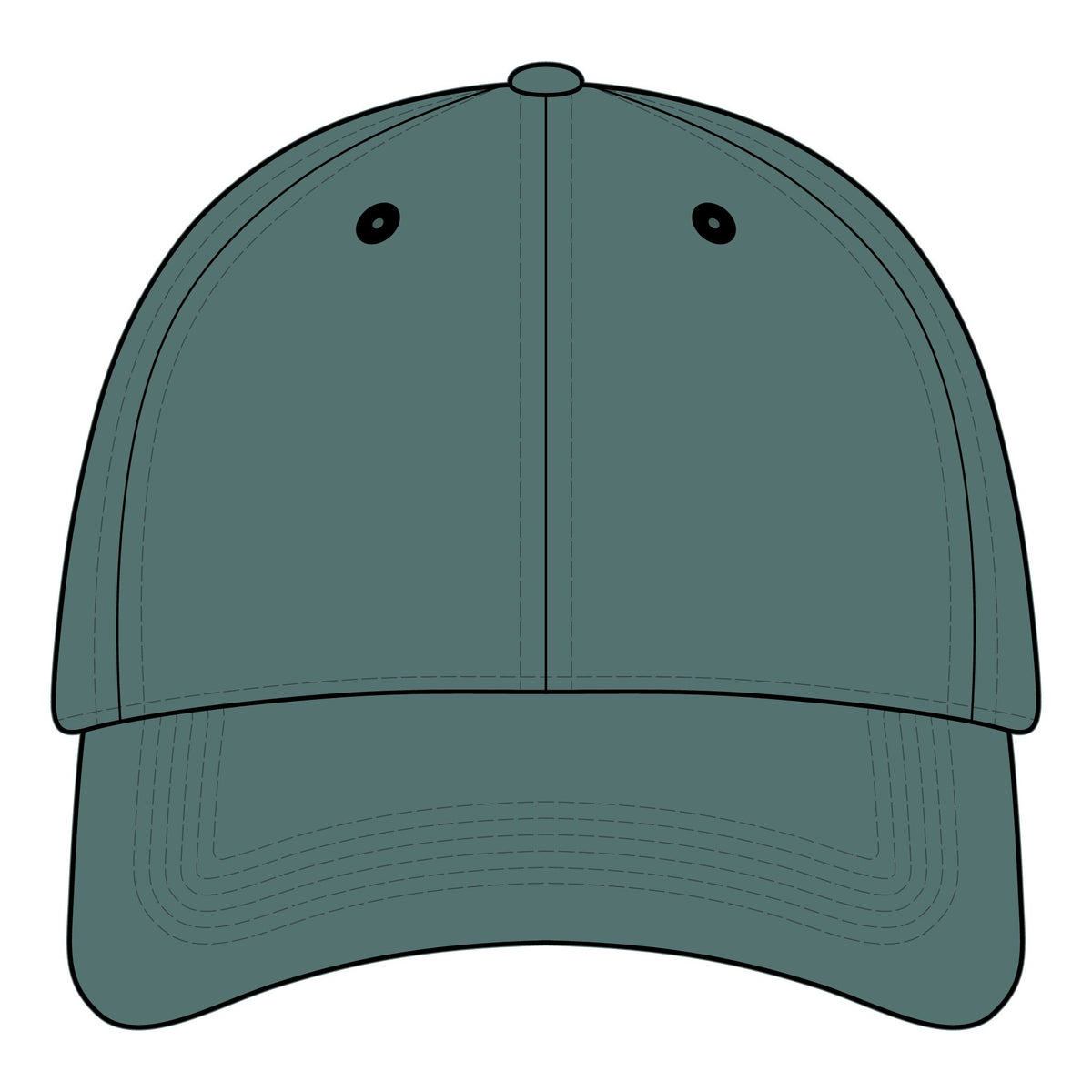 The SCIF Skull "Solid White" Embroidered Strapback