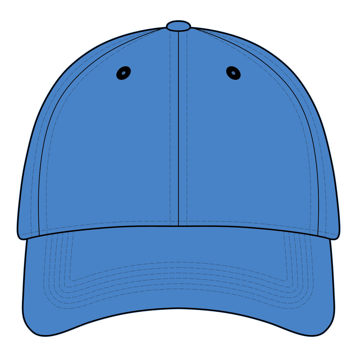 The SCIF Skull "Solid White" Embroidered Strapback
