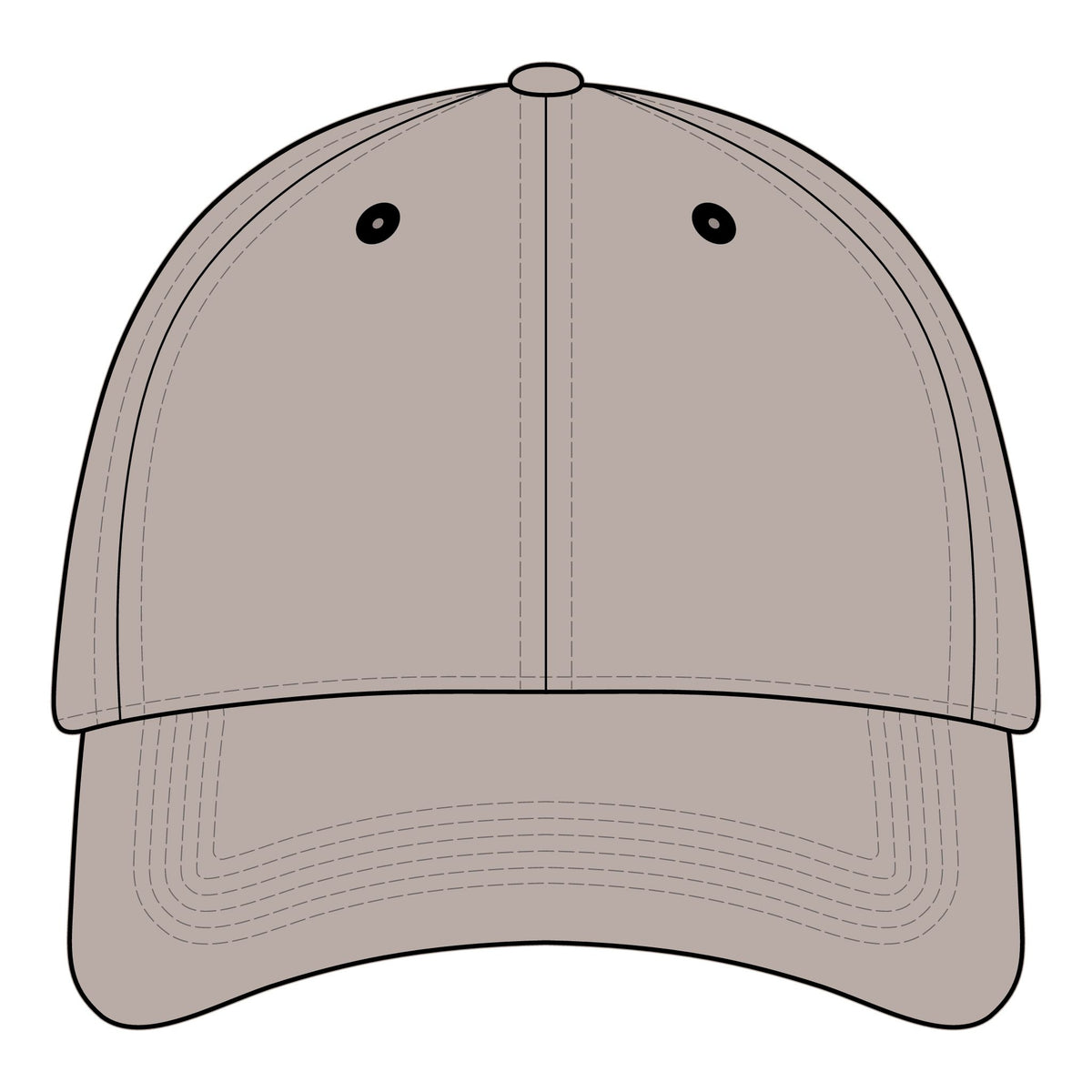 The SCIF Skull "Solid White" Embroidered Strapback
