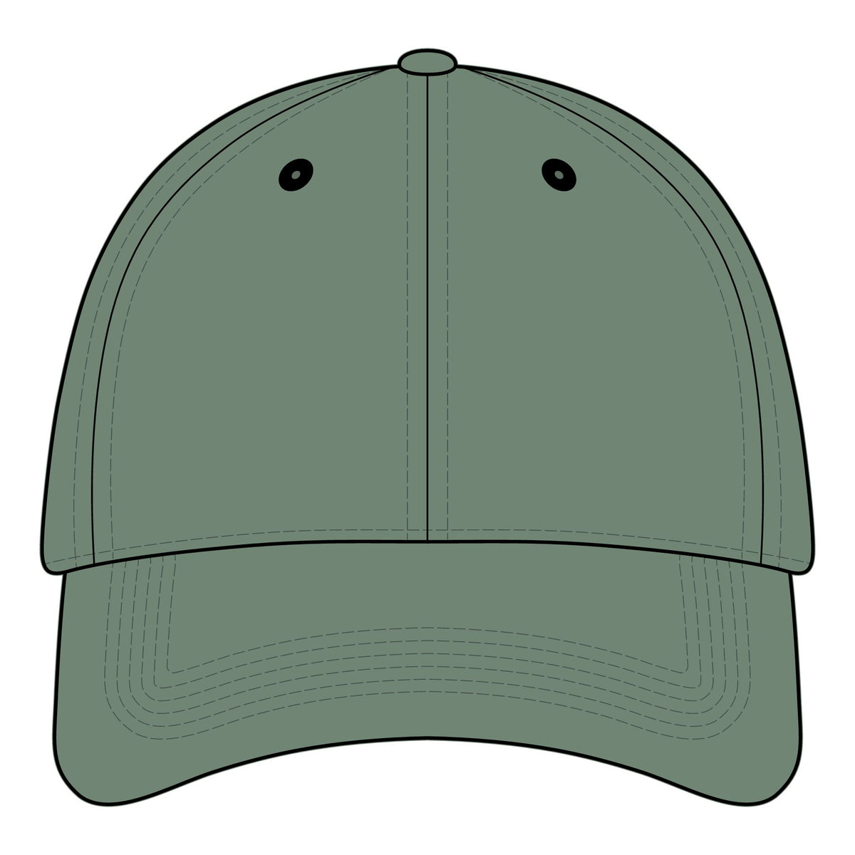The SCIF Skull "Solid White" Embroidered Strapback