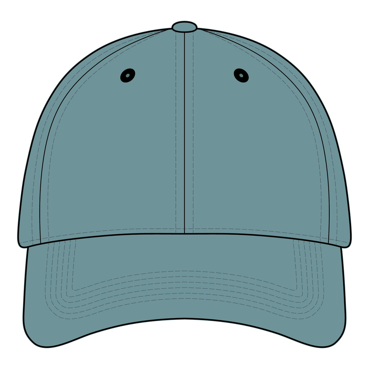 The SCIF Skull "Solid White" Embroidered Strapback