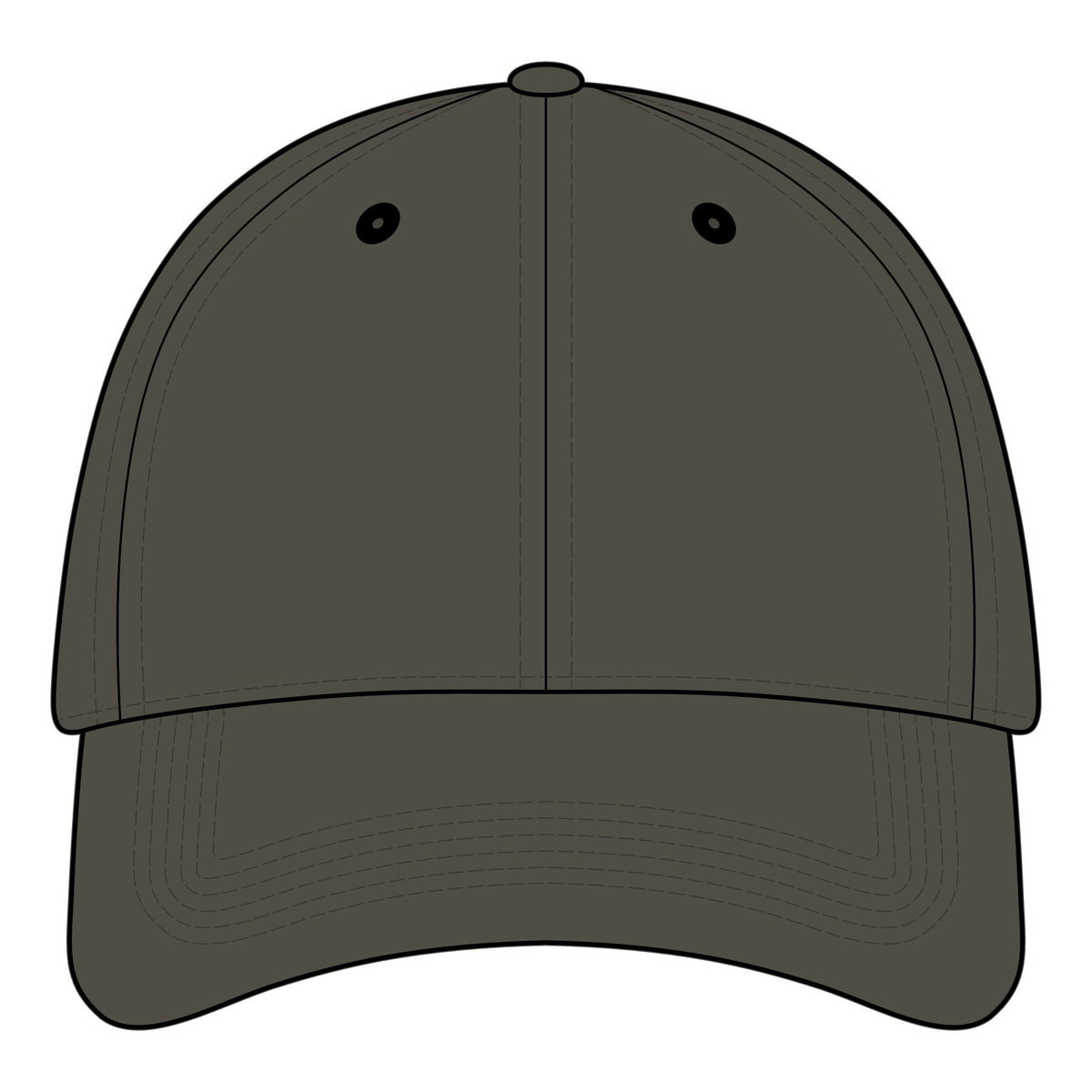 The SCIF Skull "Solid White" Embroidered Strapback
