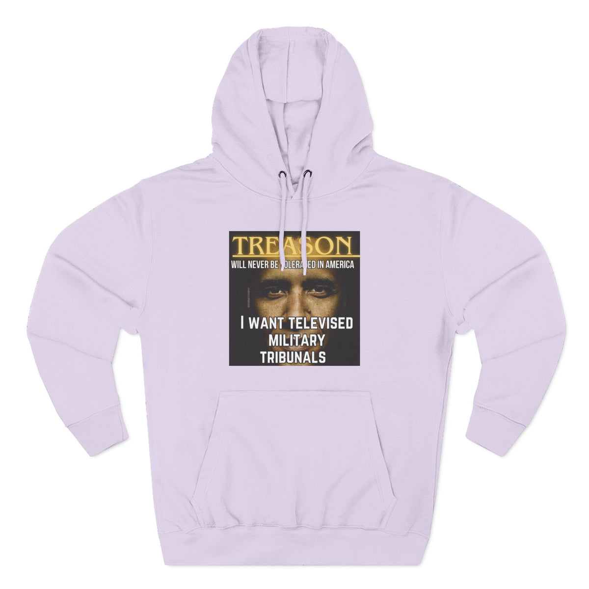 The SCIF "Treason" Televised Military Tribunals Graphic Hoodie