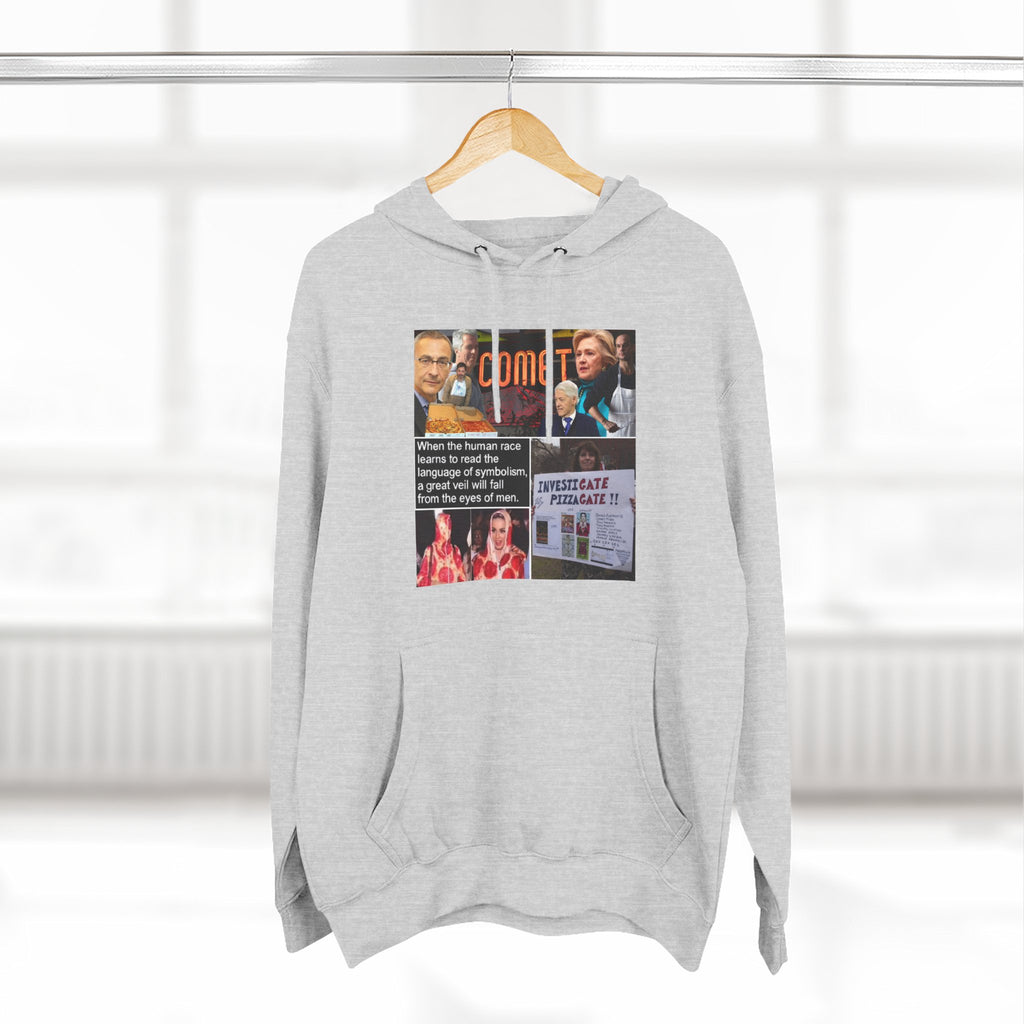 The SCIF "Pizzagate Collage" Fleece hoodie