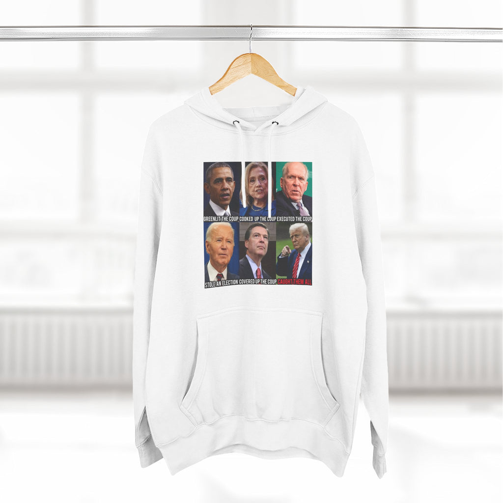 The SCIF Political Figures "Caught Them All" Fleece Hoodie