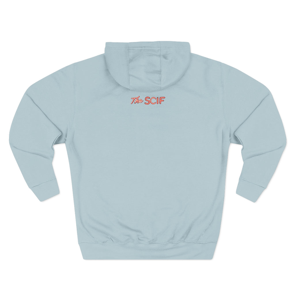 The SCIF "Treason" Televised Military Tribunals Graphic Hoodie