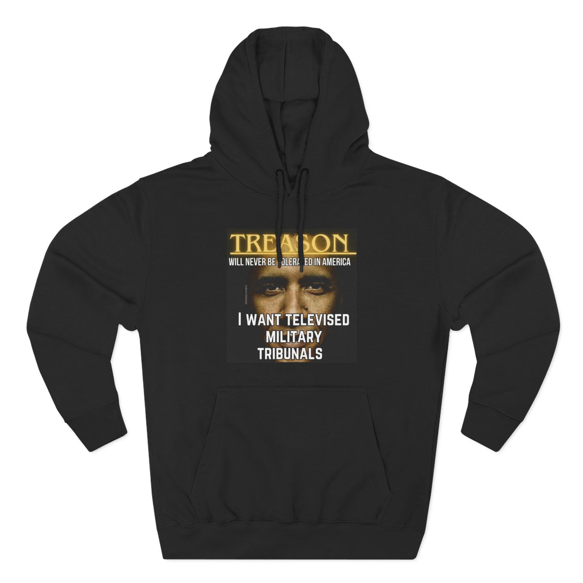 The SCIF "Treason" Televised Military Tribunals Graphic Hoodie