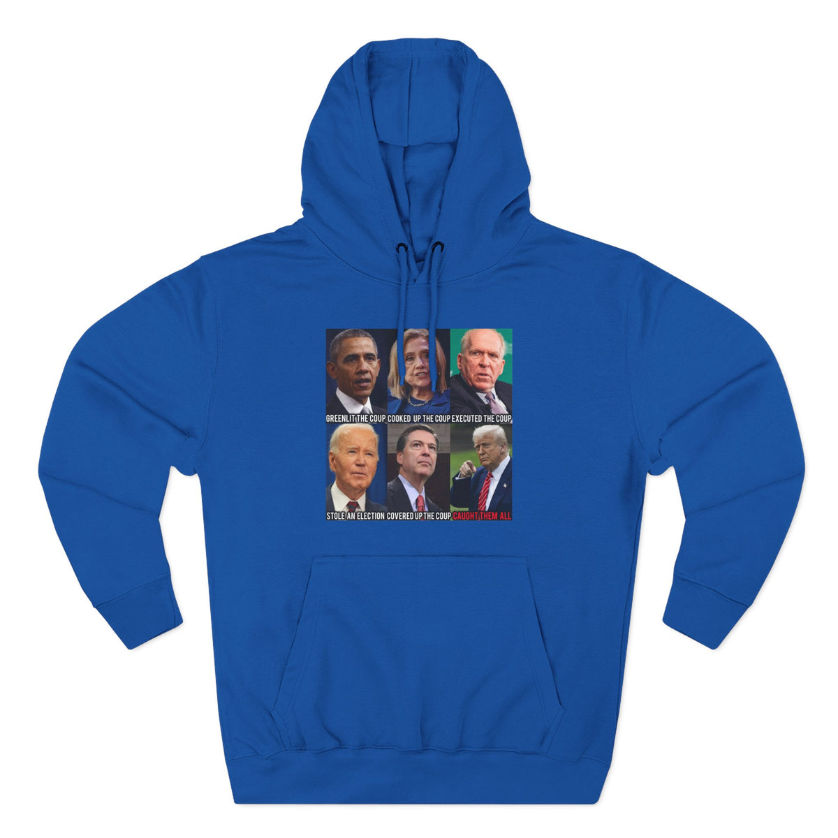 The SCIF Political Figures "Caught Them All" Fleece Hoodie