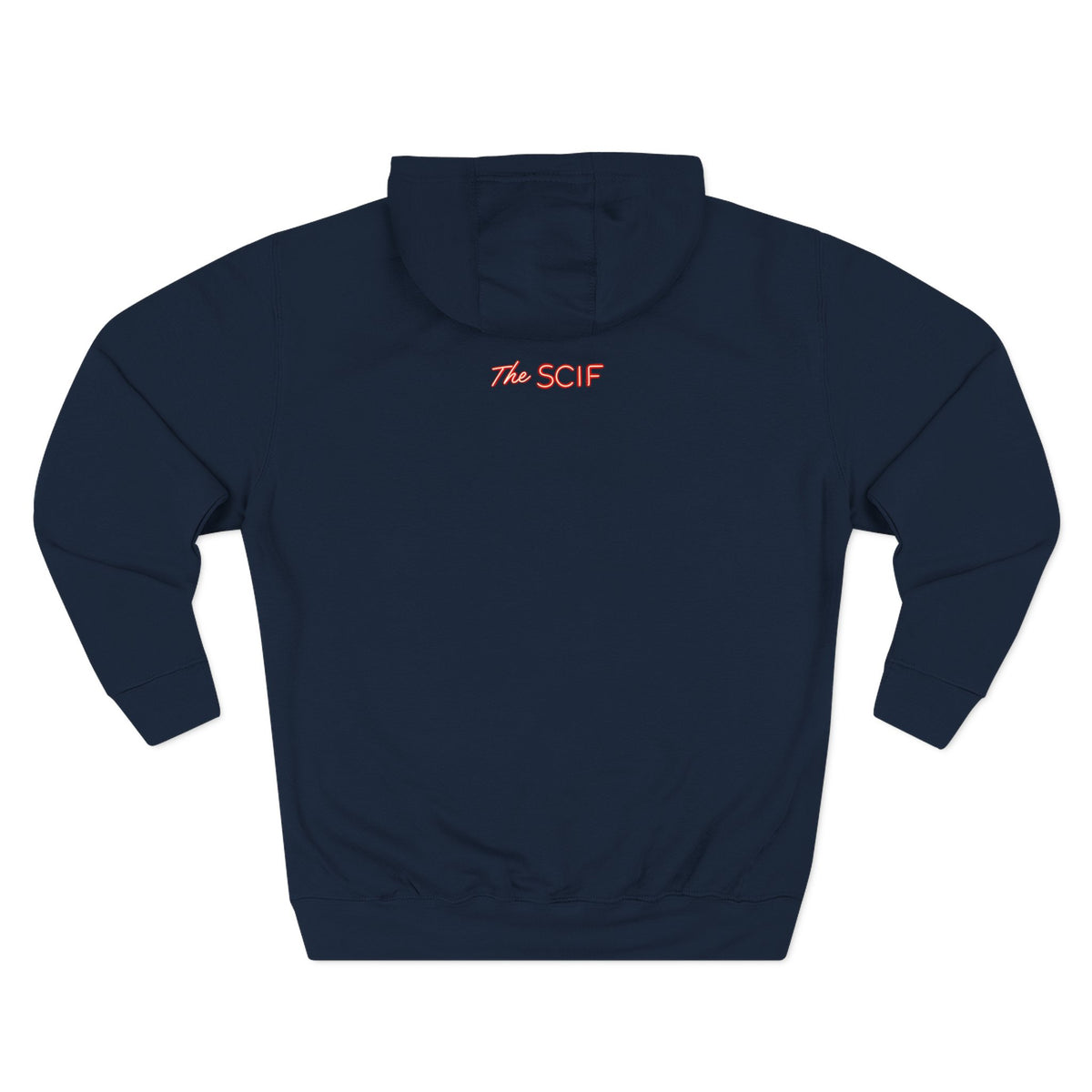 The SCIF "No Games" Hoodie – Vintage Noir Graphic Fleece Pullover