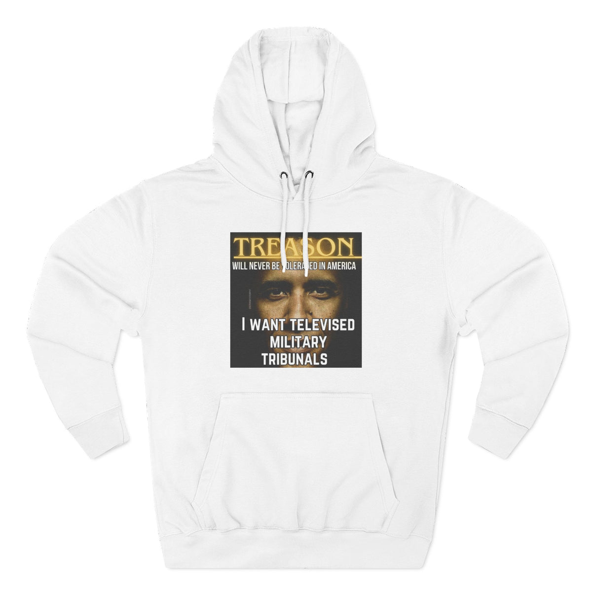 The SCIF "Treason" Televised Military Tribunals Graphic Hoodie