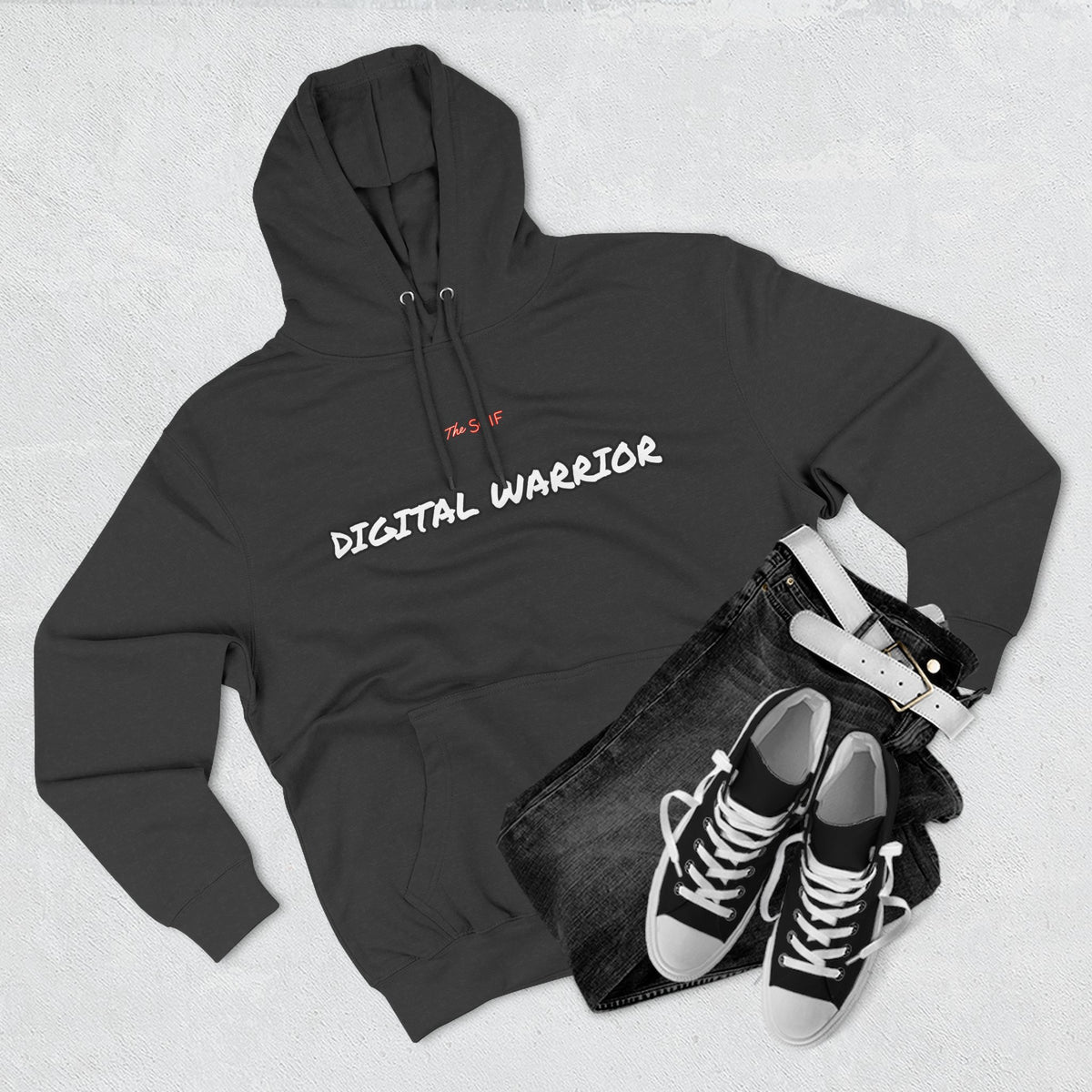 The SCIF "Digital Warrior" Hoodie with "Truth Is The Most Effective Weapon" Back Quote