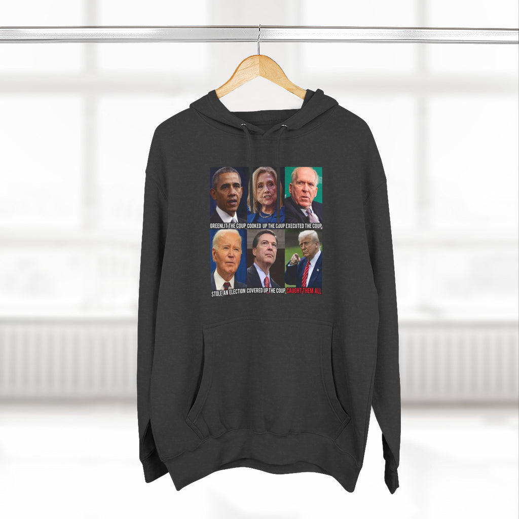 The SCIF Political Figures "Caught Them All" Fleece Hoodie