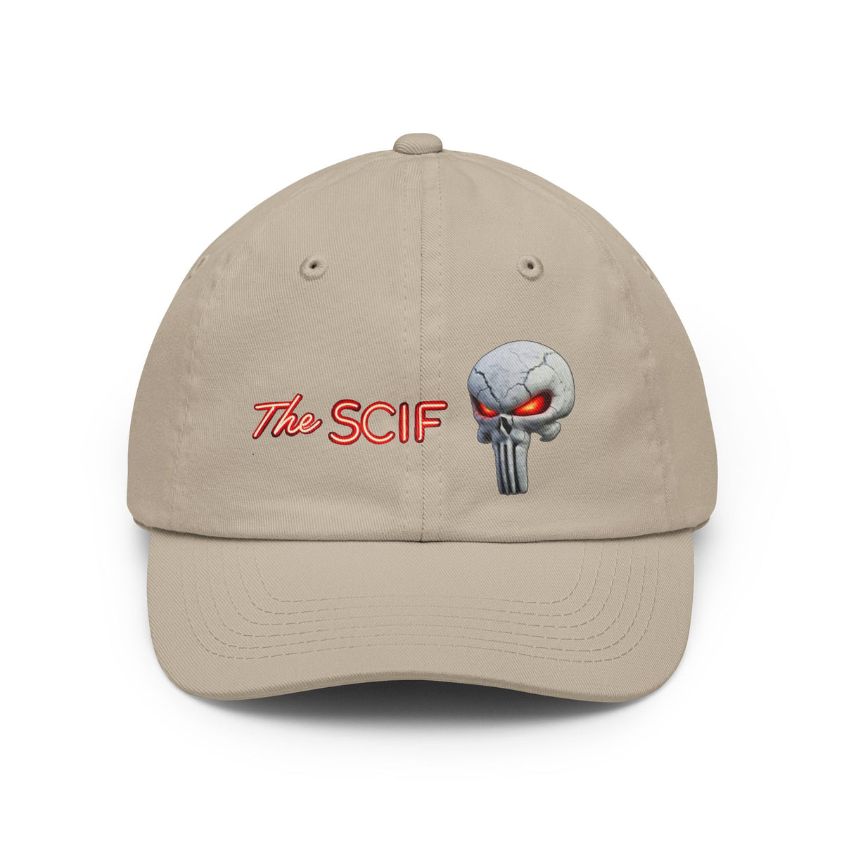 The SCIF Skull Strapback hat