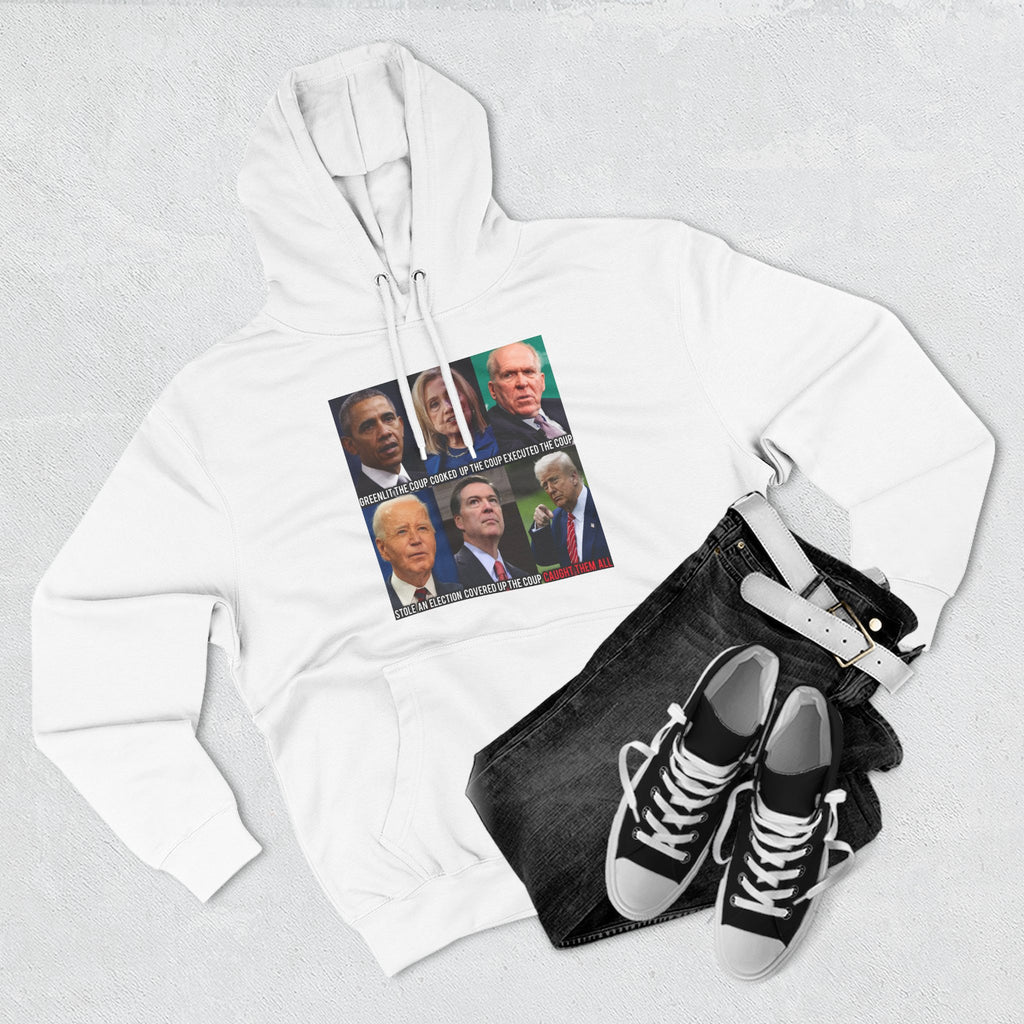 The SCIF Political Figures "Caught Them All" Fleece Hoodie