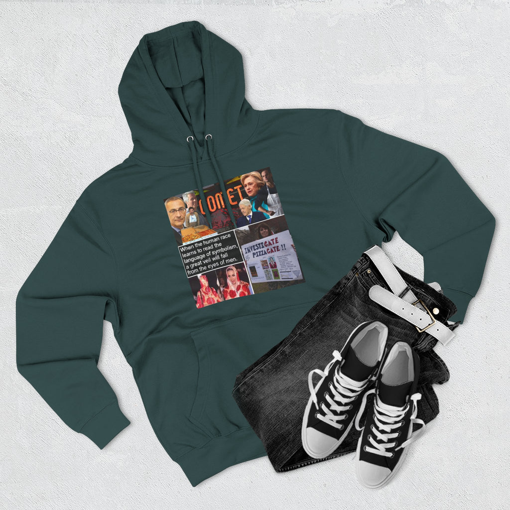 The SCIF "Pizzagate Collage" Fleece hoodie