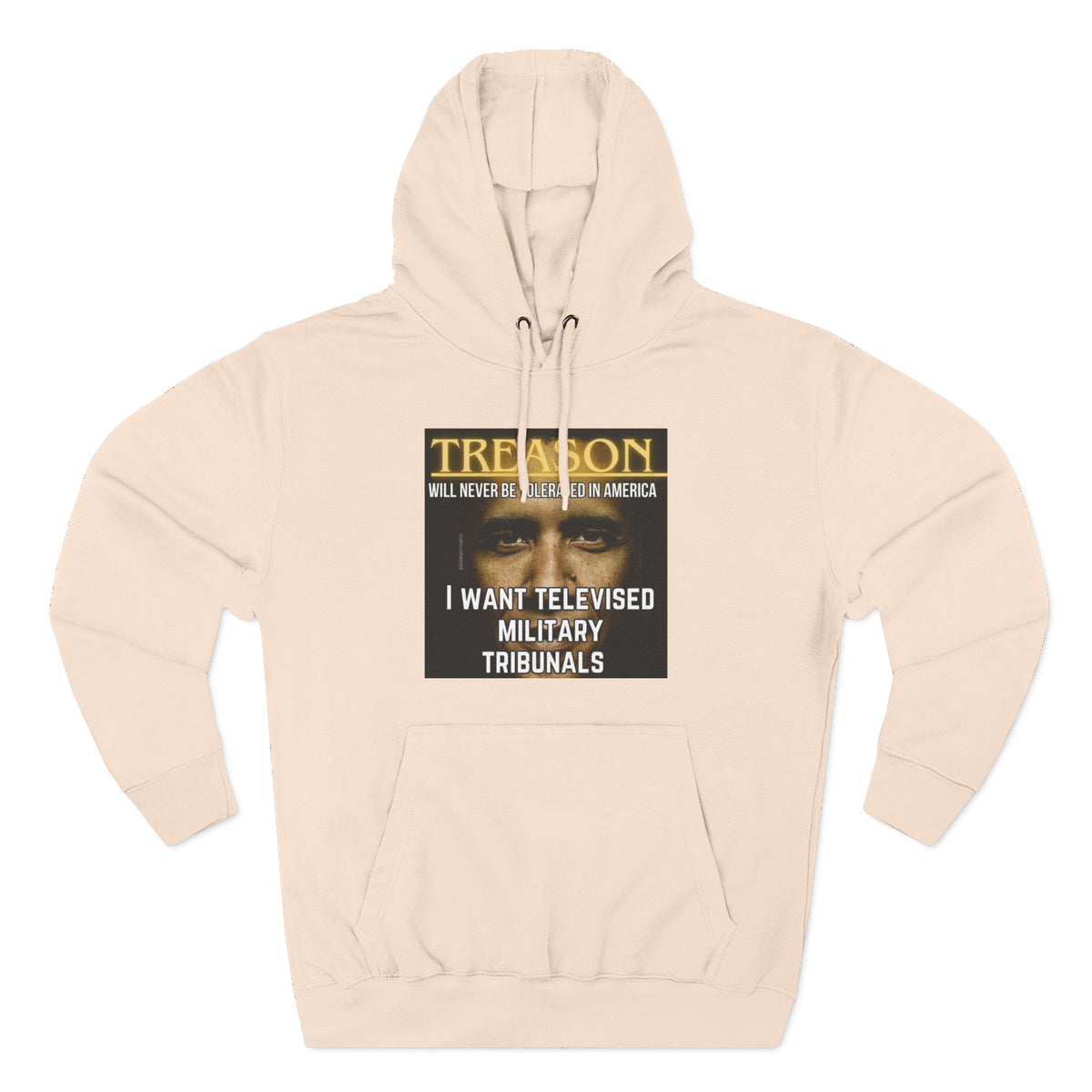 The SCIF "Treason" Televised Military Tribunals Graphic Hoodie