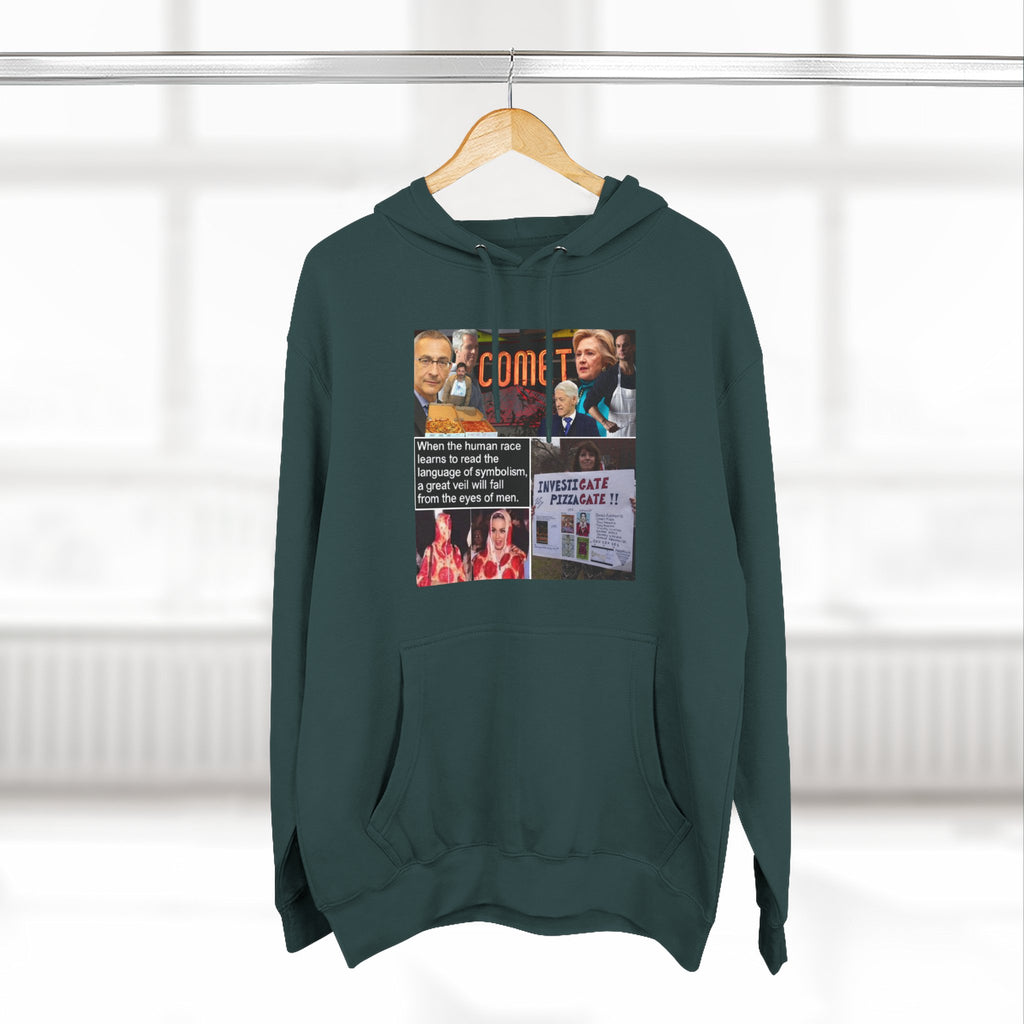 The SCIF "Pizzagate Collage" Fleece hoodie