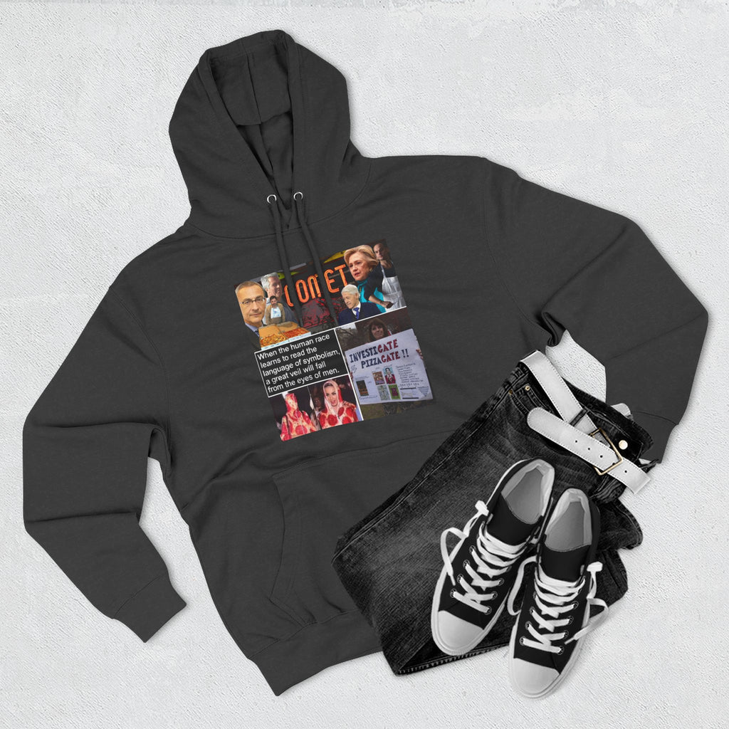 The SCIF "Pizzagate Collage" Fleece hoodie