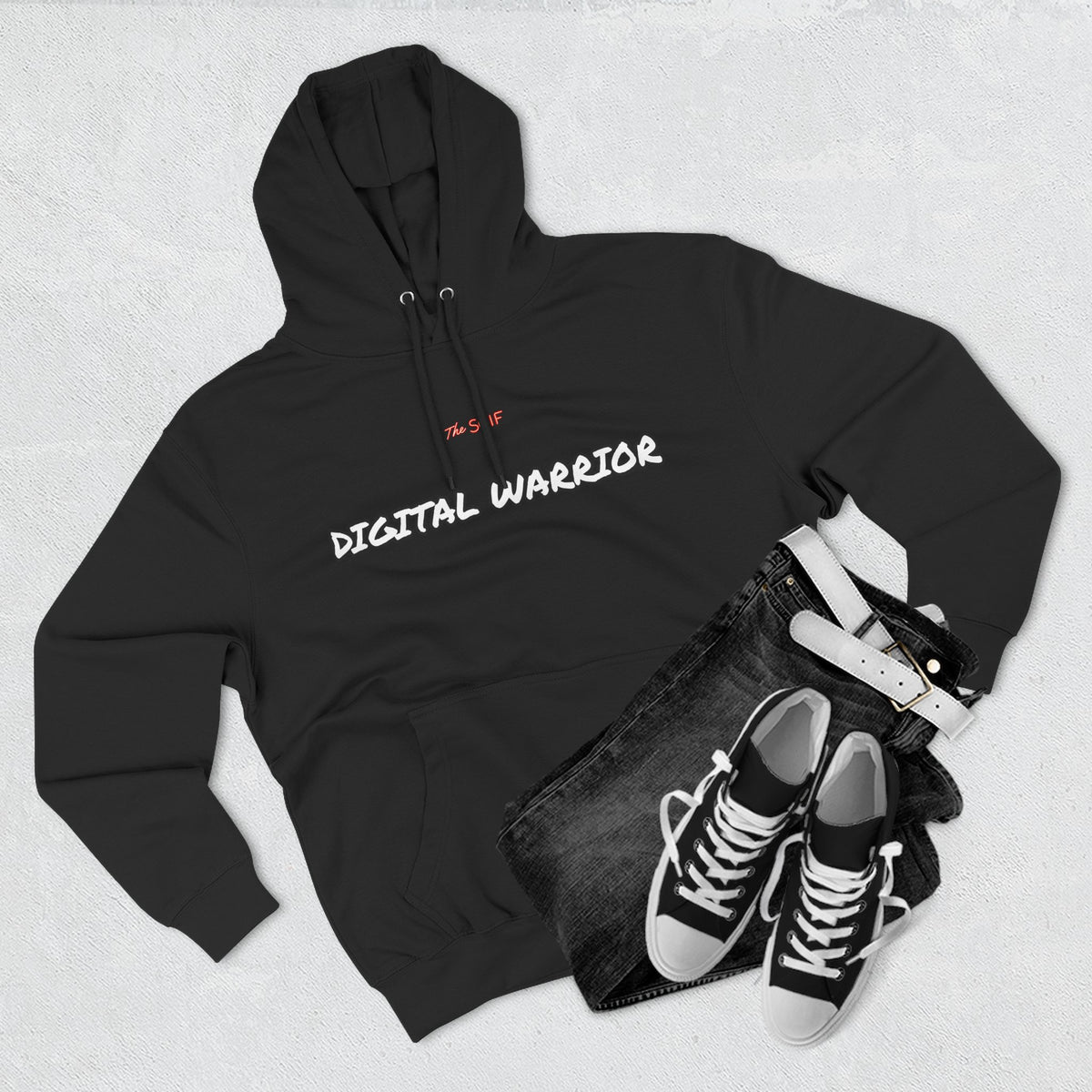 The SCIF "Digital Warrior" Hoodie with "Truth Is The Most Effective Weapon" Back Quote