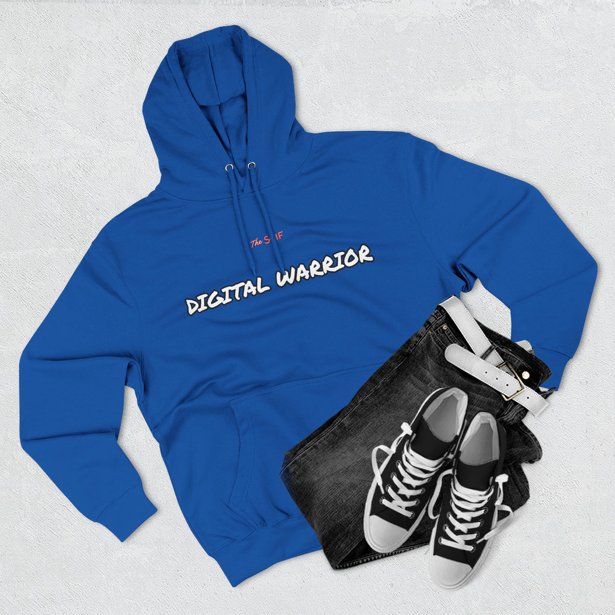 The SCIF "Digital Warrior" Hoodie with "Truth Is The Most Effective Weapon" Back Quote